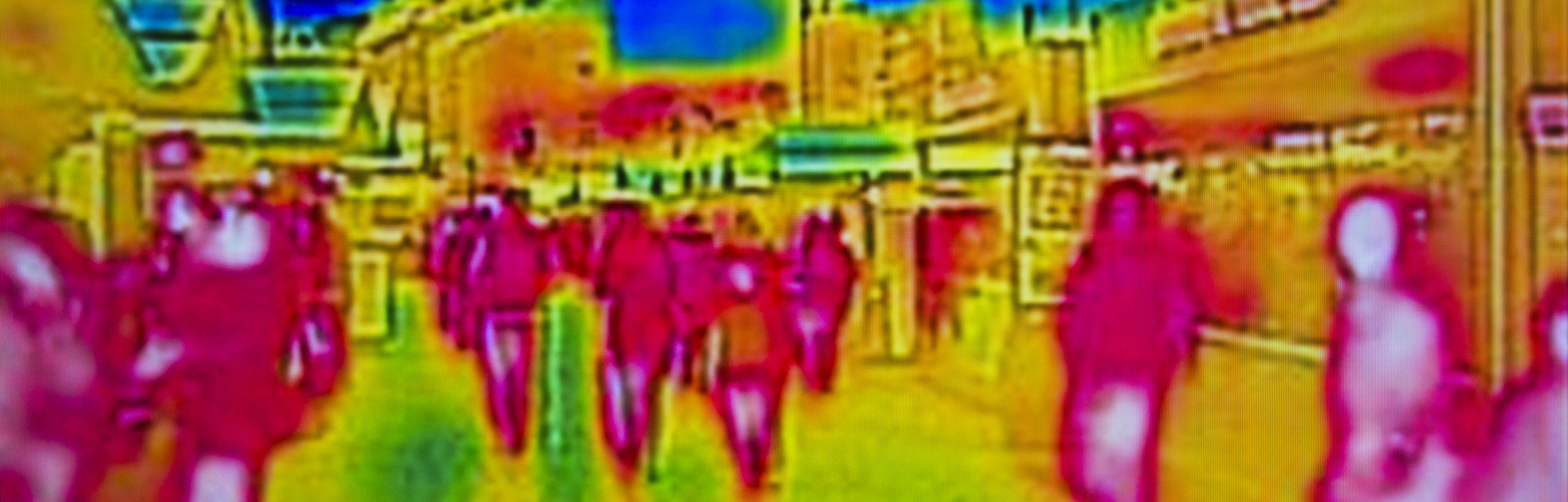 heat map of street scene
